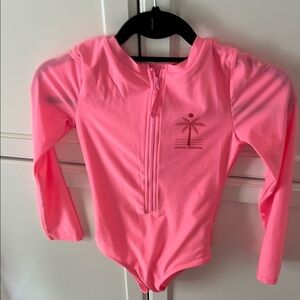 GAP Pink Rashguard Swimwear Full Coverage